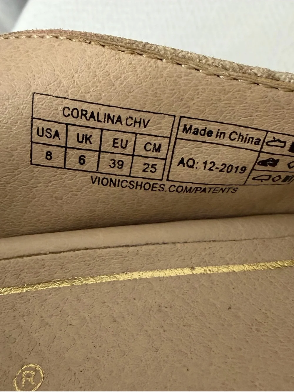 Vionic Coralina Chevron Espadrille Wedge‎ Sandals Womens Size 8
